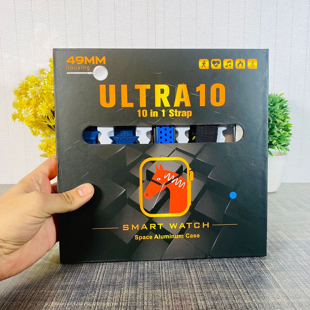 Ultra 10 smart watch 10 in 1 Straps